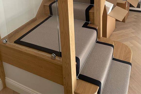 stair carpet rugs with spacing bars